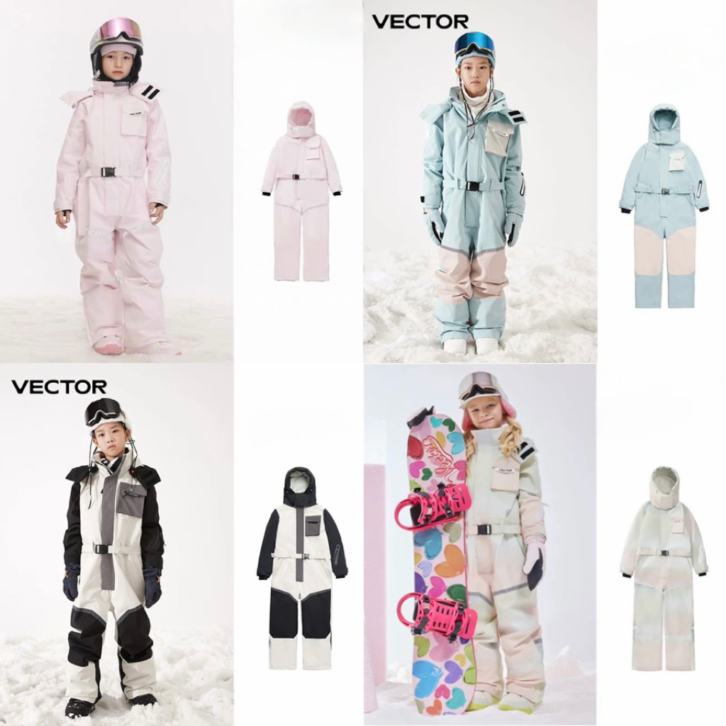 vector ชุดสกีกันหนาวเด็ก แบรนด์vector รุ่นjumpsuit รุ่นปี2026