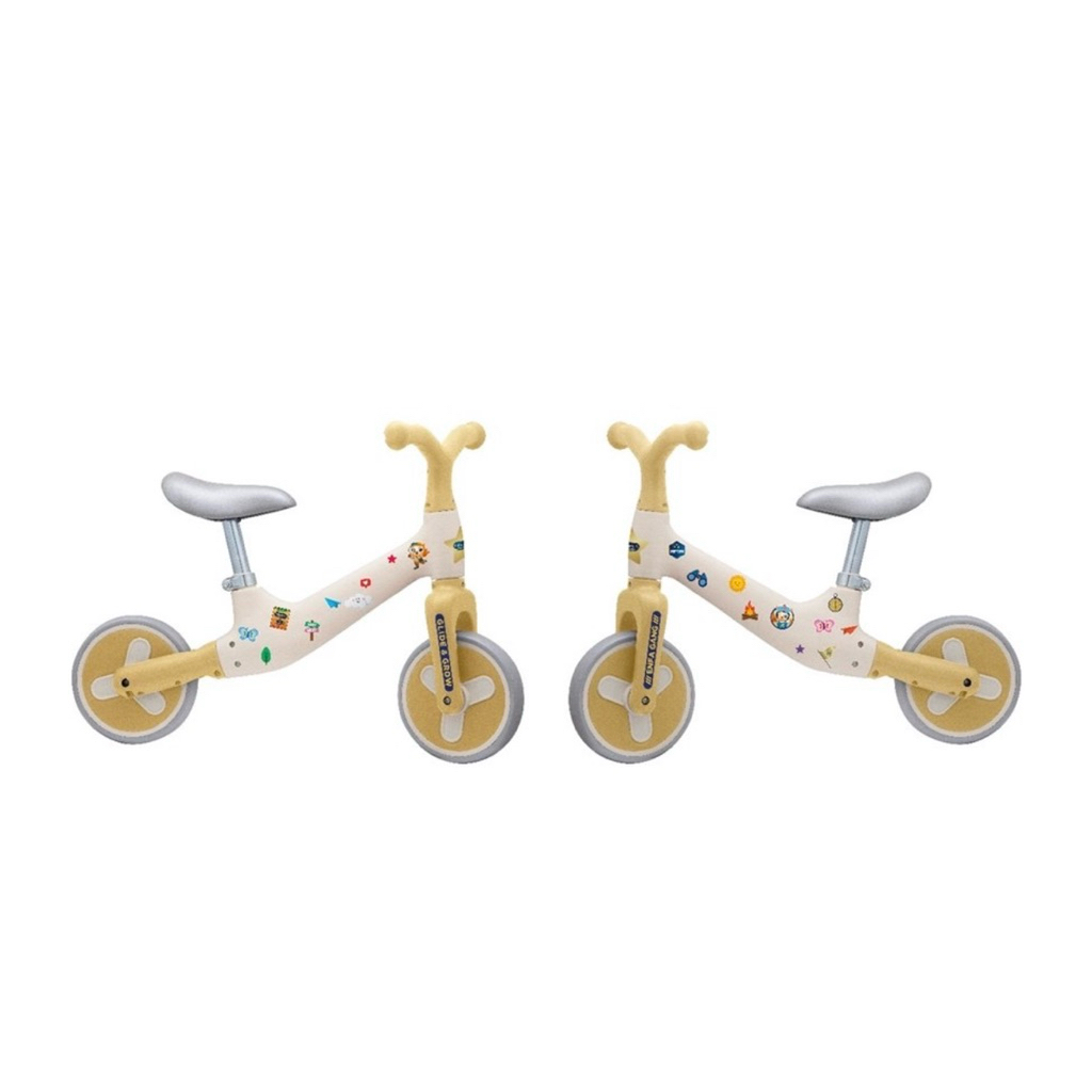 รถขาไถ balance bike (มีสีเงิน และ สีน้ำเงินให้เลือก) (มี stickerแถมให้ติดรถ)
