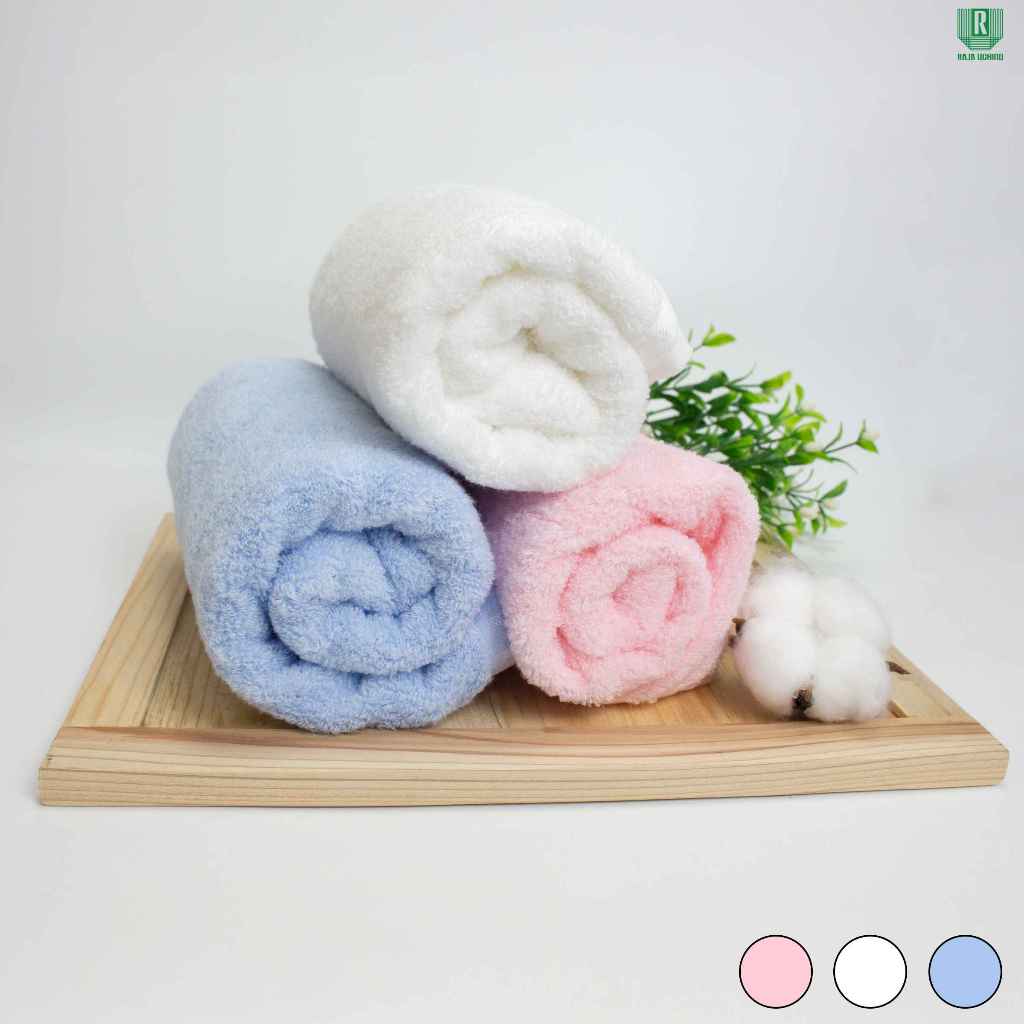 Raja UCHINO MOCHI TOUCH COLLECTION  ผ้าขนหนูคอตตอนแท้ 100% Twist Free นุ่มฟู ซับน้ำดีเยี่ยม ขนาด 34x80 ซม. [JUC010]