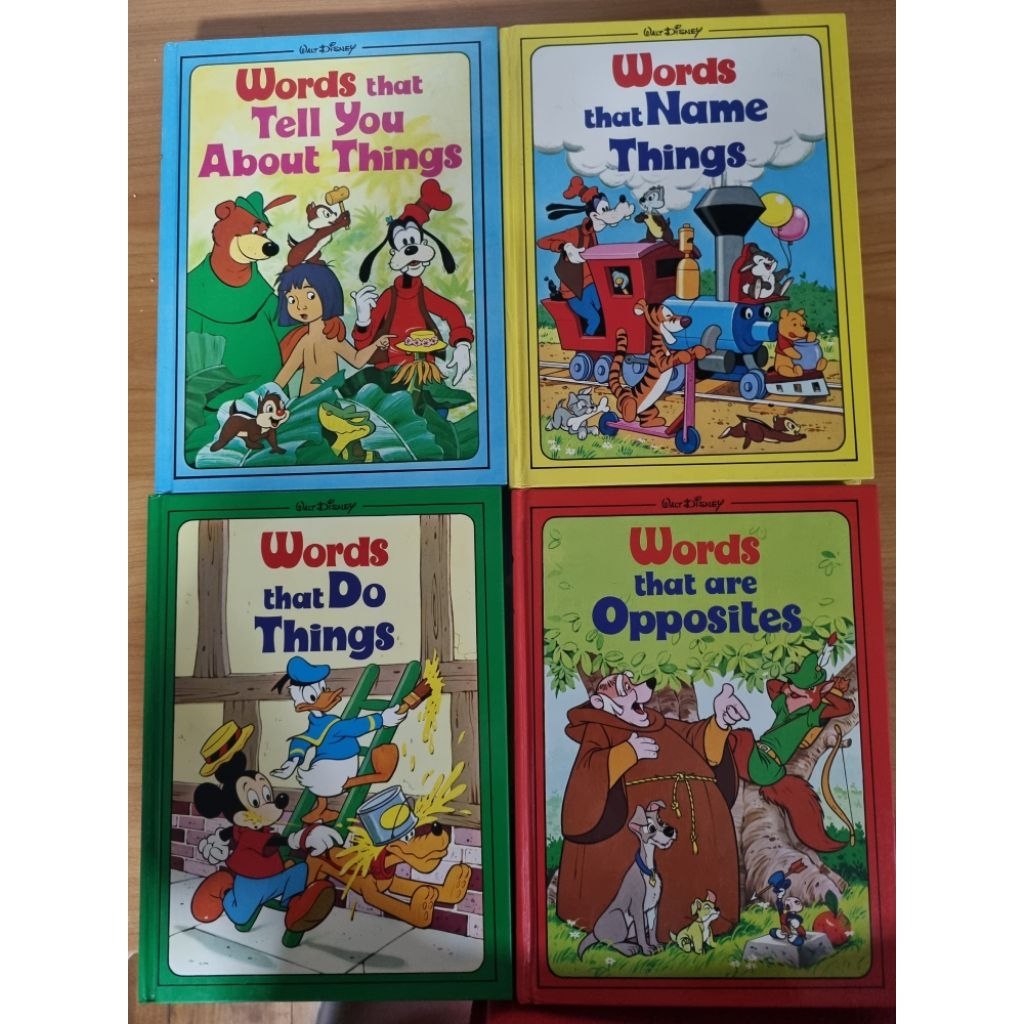 หนังสือ Walt Disney set4เล่ม ชุด Words