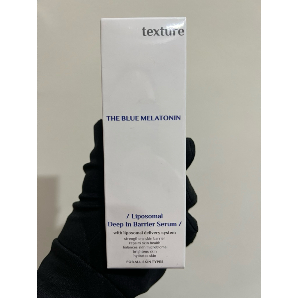 Texture Matters Blue Melatonin Liposomal Deep In Barrier Serum