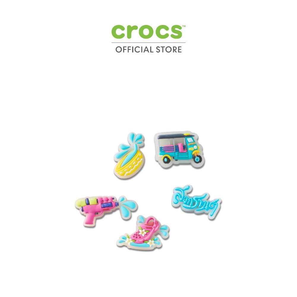 CROCS ตัวติดรองเท้า JIBBITZ™ THAILAND SONGKRAN 5 PACK รุ่น 10018752 - MULTICOLOR