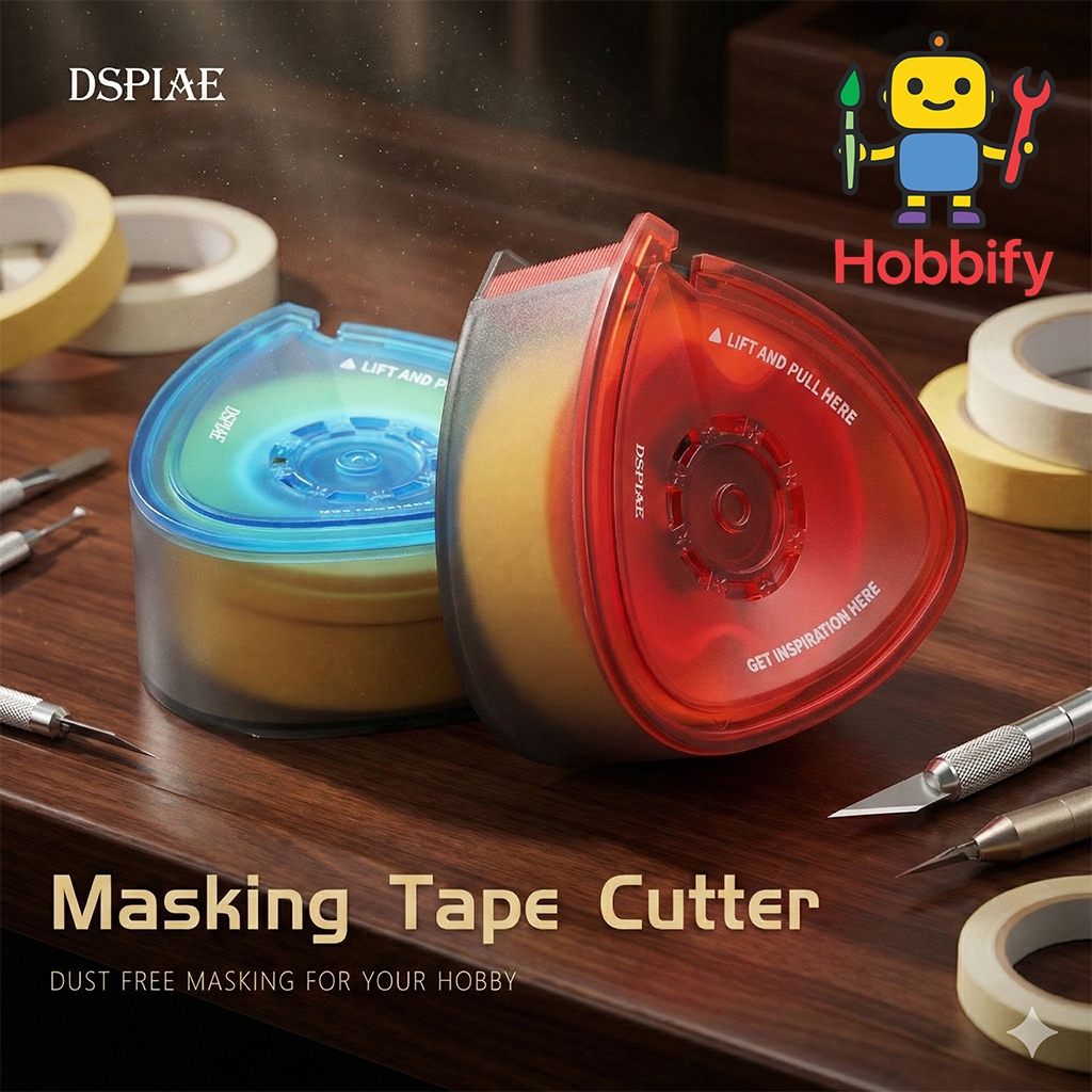 📐 Precision Masking Tape Dispenser 🎨 (กล่องตัดเทปบังพ่นและจัดเก็บเทป 🛠️)