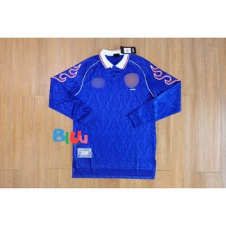 เสื้อฟุตบอลย้อนยุค Retro ทีมชาติ ญี่ปุ่uแvuไฟ เหย้า Home ปี 1998 (3A) เกรดพรีเมี่ยม โลโก้ปัก ทำได้ทุกเบอร์ชื่อ