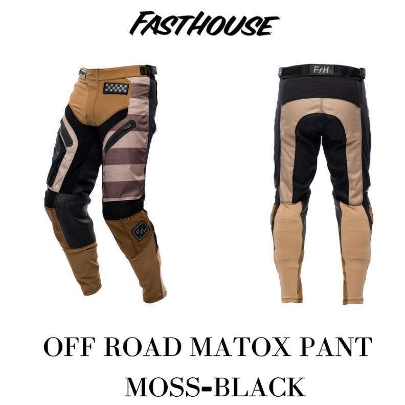 กางเกง FASTHOUSE OFF ROAD MATOX PANT MOSS BLACK