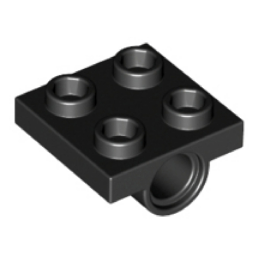 [185] ชิ้นส่วนเลโก้ Lego Part Plate, Modified 2 x 2 with Pin Holes (2817) ราคา/ชิ้น