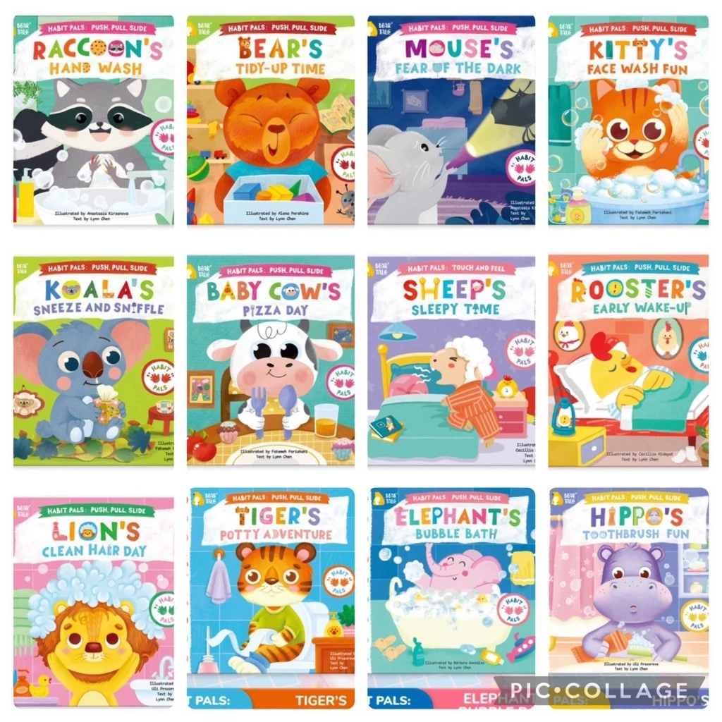 📘 [พร้อมส่ง!] Habit Pals ชุดหนังสือบอร์ดบุ๊คเสริมสร้างนิสัยที่ดี ทักษะชีวิตที่ลูกน้อยต้องมี!