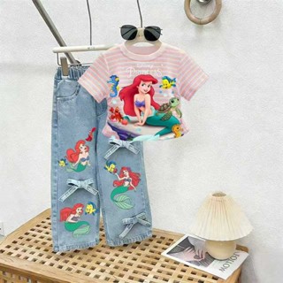 พร้อมส่ง ม78-ม81 7873 ยีนลายเจ้าหญิง