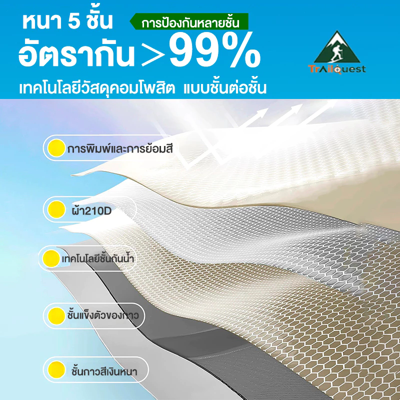 เต็นท์กางอัตโนมัติ สำหรับ 5-8 คน ระบายอากาศ กันฝน thumbnail 7