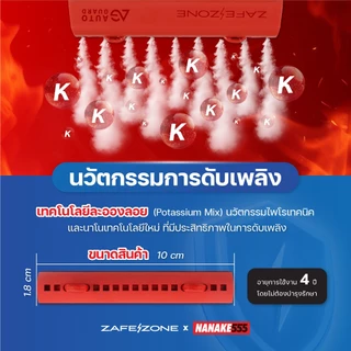 ZAFEZONE x NANAKE555 แท่งดับเพลิงอัตโนมัติ เซฟโซน รุ่น ออโต้ การ์ด (ZAFEZONE Auto Guard)