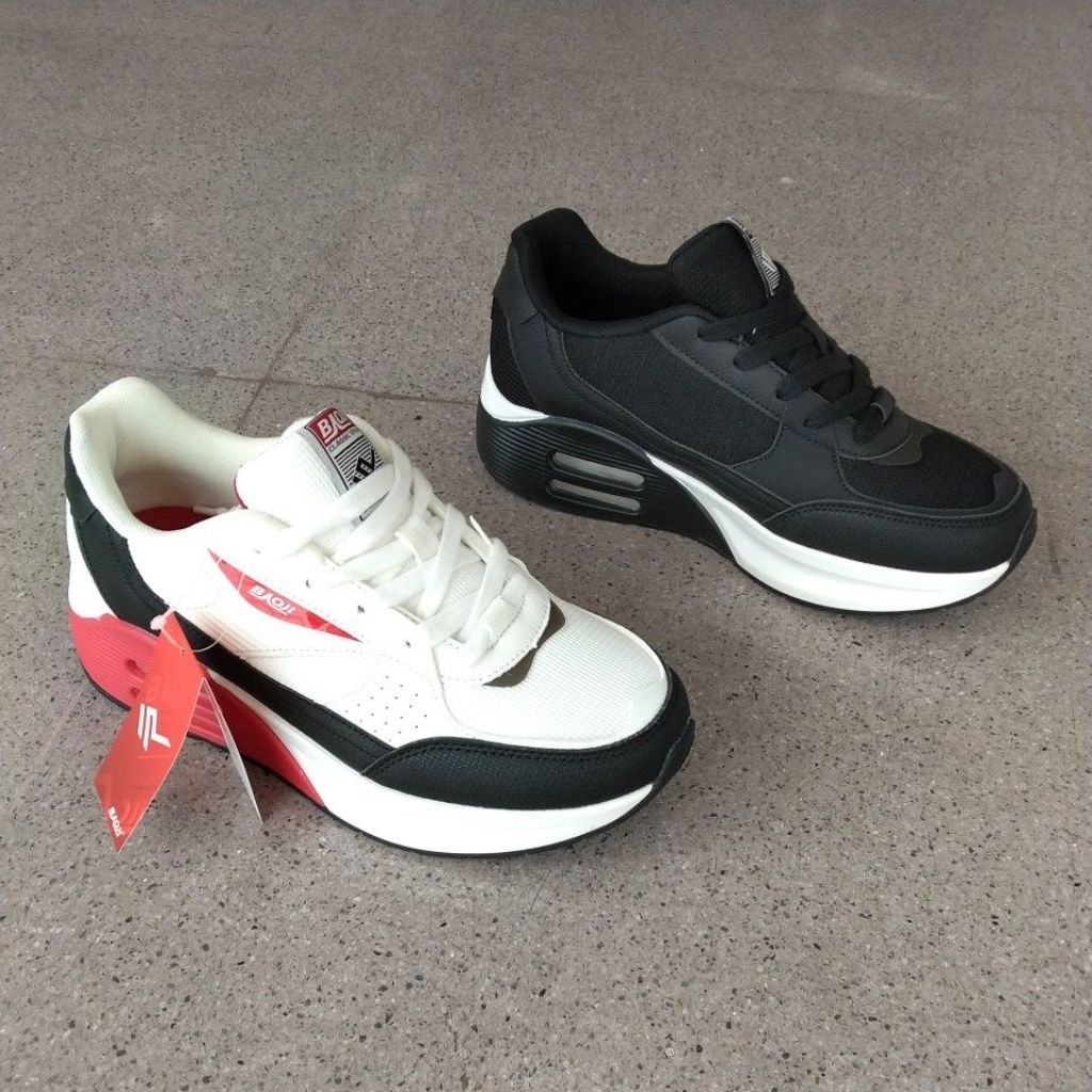 Sportshoes2020 รองเท้าผ้าใบBaojiเสริมพื้น2นิ้ว#37-41size#