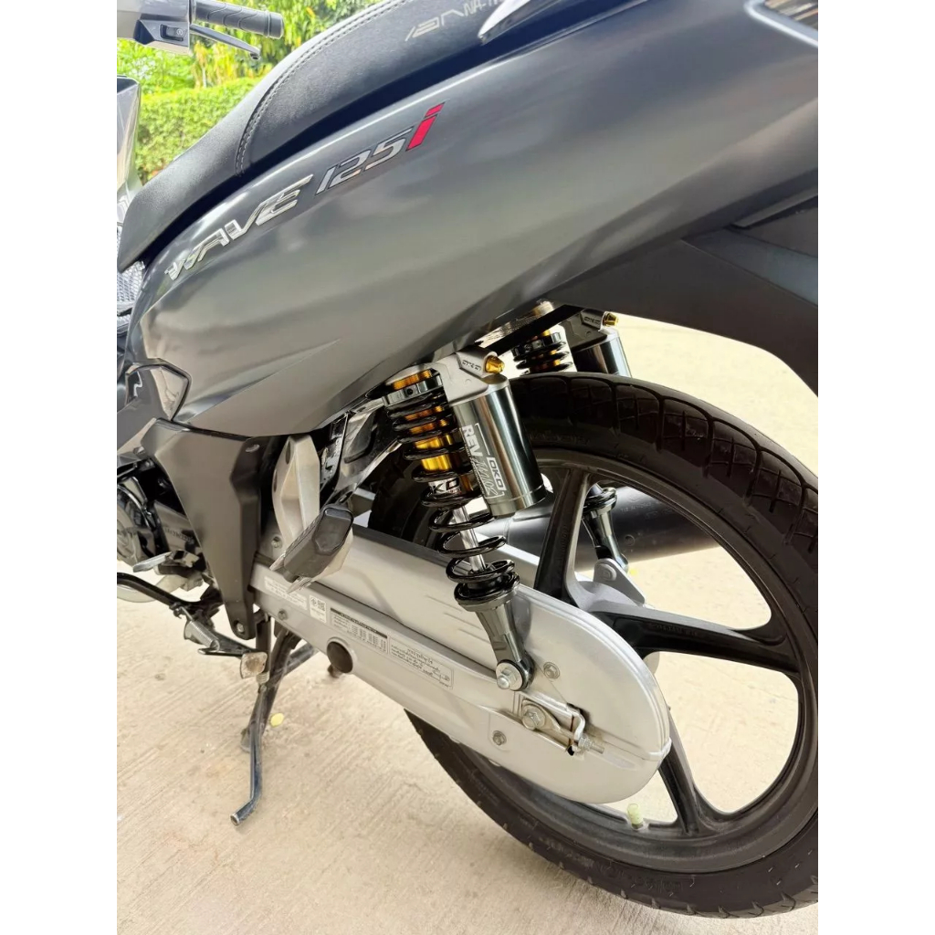 โช๊คหลัง สำหรับ Wave 125i รุ่น Rev Junior(ใส่กับบังโซ่เดิมได้เลย) แบรนด์ OKD แท้ ราคา ถูกที่สุด ดีลบีเคเค แกลเลอรีภาพที่ 3