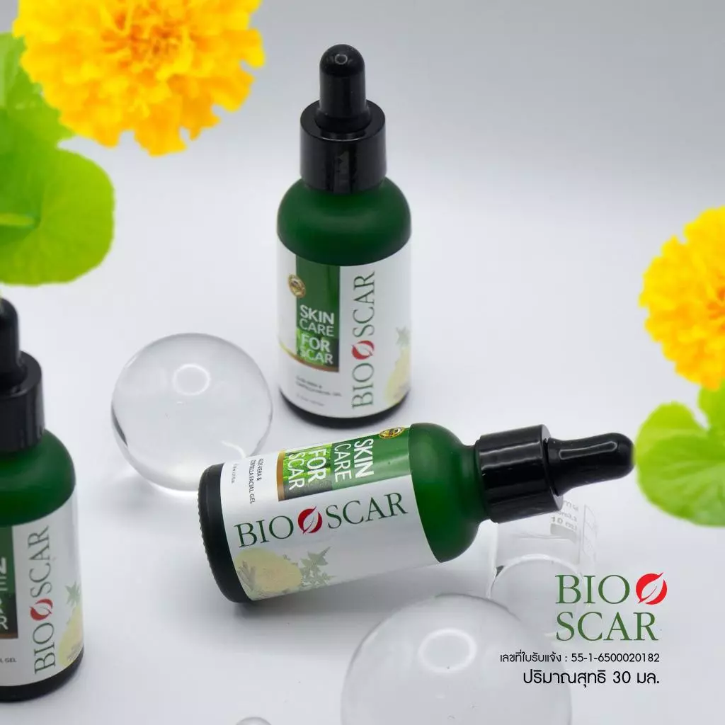Bioscar ไบโอสการ์เจล สำหรับรอยแผลเป็น เจลเซรั่มสมุนไพรเข้มข้น  Skincare สกินแคร์ thumbnail 4