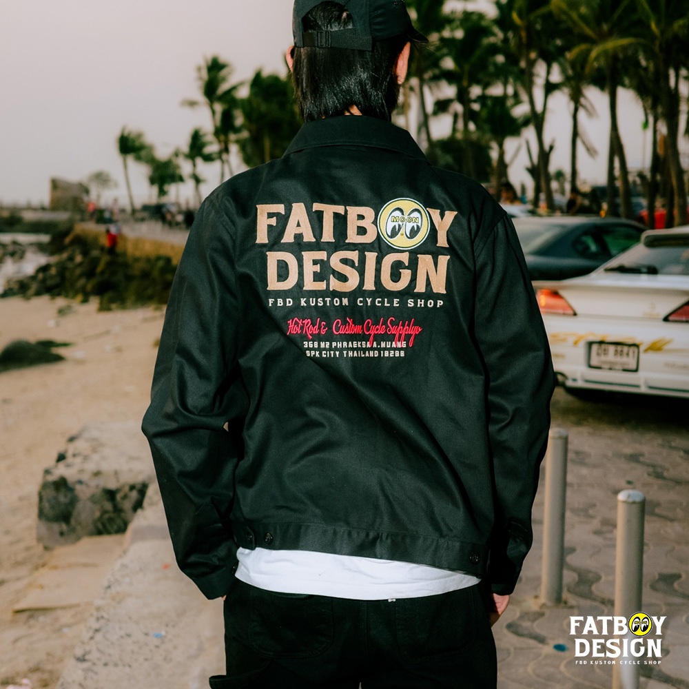 MSB FATBOY x MOONEYES HOTROD &CYCLE JACKET  (FMJ001)