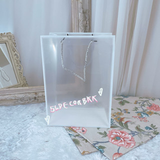 (พร้อมส่ง🇹🇭🚀) ถุงพลาสติก ถุงของขวัญ ถุงใส่ดอกไม้ ถุงใส่ของขว…