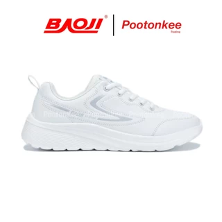 Baoji BJM 681 รองเท้าผ้าใบบาโอจิ รองเท้าผ้าใบผู้ชาย หนังเทียม ไซส์ 41-45