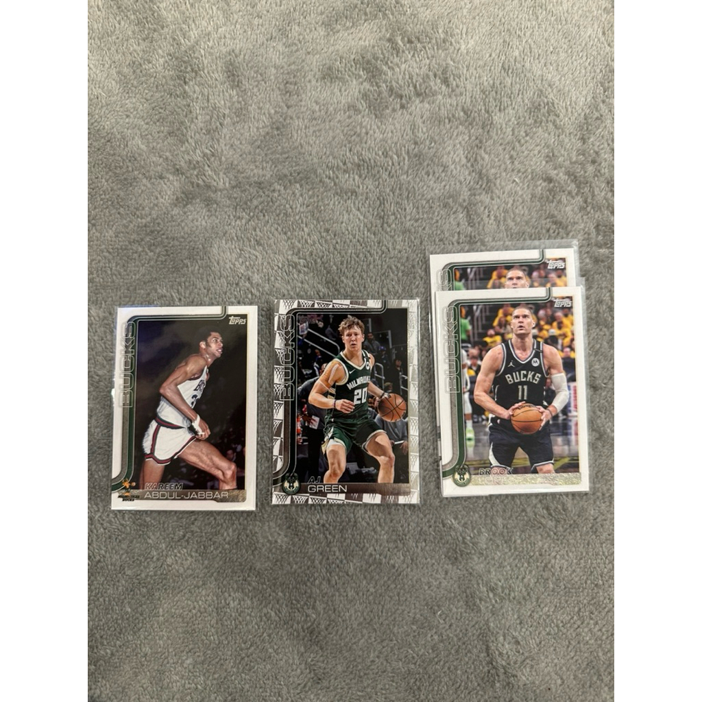 การ์ด Topps Basketball Team Bucks