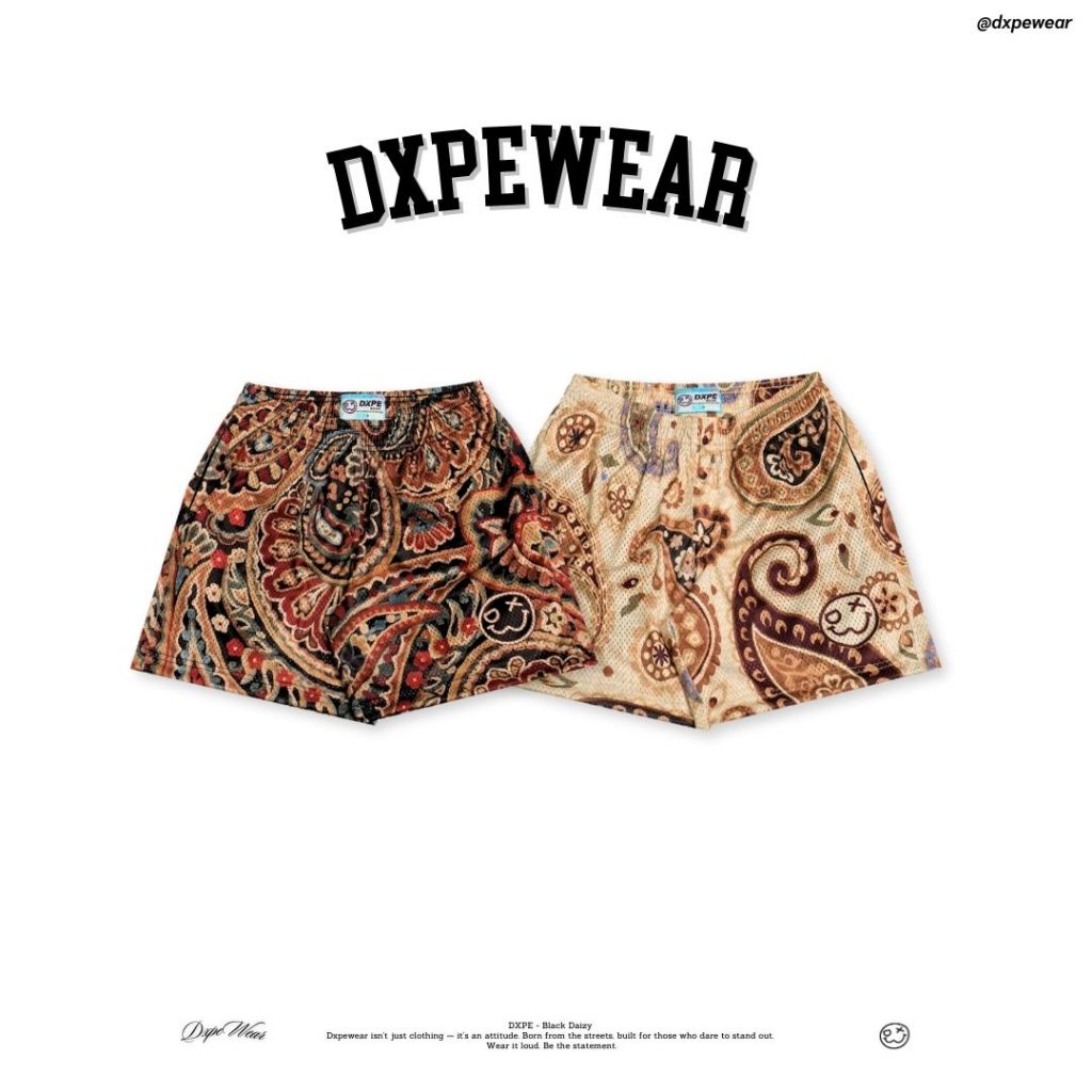 กางเกงขาสั้น DXPE - Hippie Collection กางเกงบาส