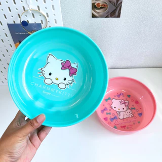 MOMOMART ขันตักน้ำ ขันอาบน้ำ ขันพลาสติก Charmmy Kitty ลิขสิทธิ์แท้ Sanrio ลายน่ารัก มี 3 สีให้เลือก