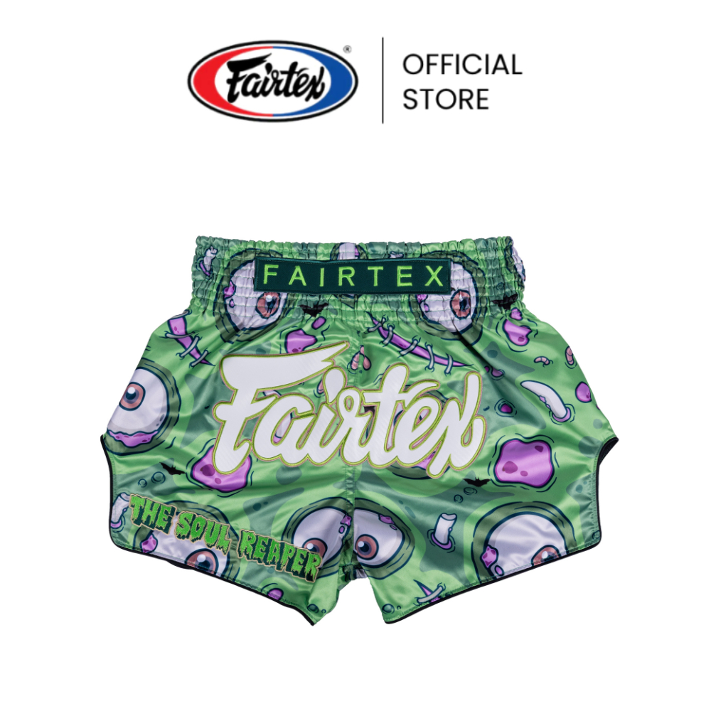 Fairtex Special Edition รุ่น Soul Reaper กางเกงมวยผ้าไมโครซาติน BS-Halloween03 | Muay Thai Shorts