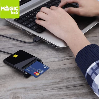 MAGICTECH เครื่องอ่านบัตรประชาชน Smart Card Reader รุ่น MT-65 (BLACK)