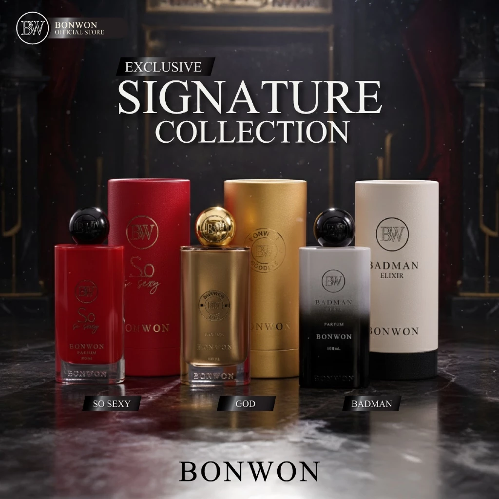 [NEW] BONWON EXCLUSIVE SIGNATURE COLLECTION น้ำหอม 3 กลิ่นตัวดัง - ขนาด 100 mL.