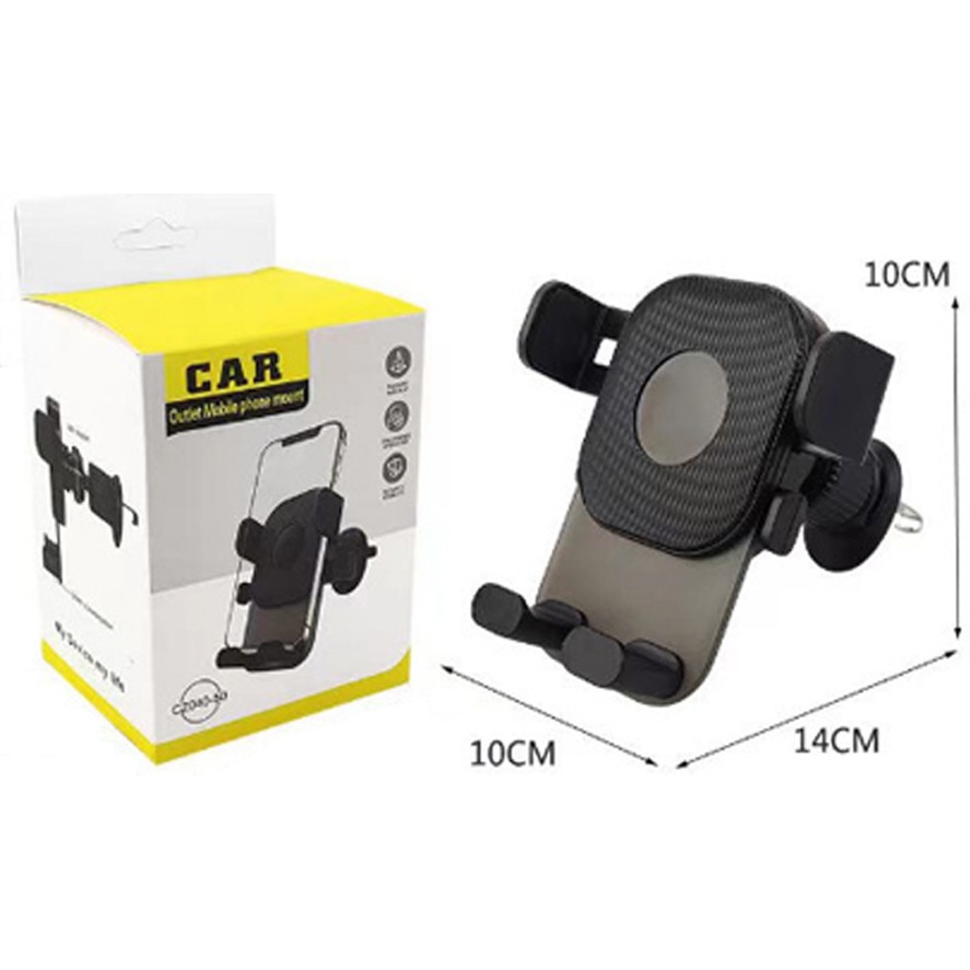 ที่วางโทรศัพท์ในรถยนต์ Air Vent ขาตั้งโทรศัพท์มือถือในรถยนต์ ตะขอโทรศัพท์มือถือนำทางวงเล็บหมุน 360° สําห - รูปที่ 3