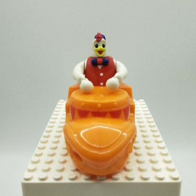 KFC Chicky Meal Toys Chicky Drum with Orange cart wheel