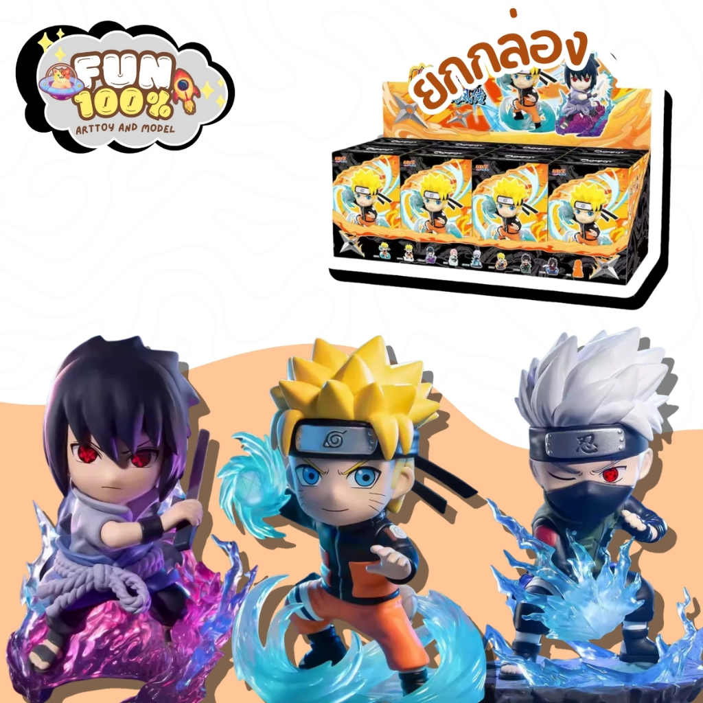 📦 ยกกล่อง 8 สุ่ม 📦 Naruto Shippuden Chronicles Great Ninja War V.1นารูโตะ พร้อมส่งในไทย🇹🇭 ส่งไวที่สุด⚡️