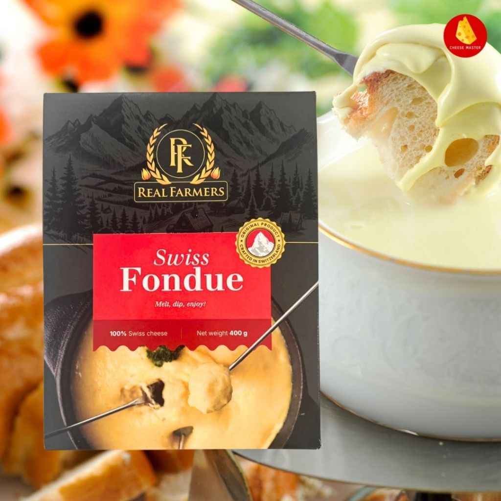 Real Farmers Swiss Fondue 400g – ชีสฟองดูแท้ 100% จากสวิตเซอร์แลนด์