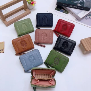 SS#ขายส่งยกโหล(12ใบคละสี)ใบละ24฿ กระเป๋าสตางค์ใบสั้น กระเป๋าใส่แบงค์ใส่เหรียญคละสีอย่างต่ำ4สีขึ้นไป