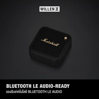 MARSHALL Willen II Black And Brass - รับประกัน 1 ปี + ส่งฟรี - ลำโพงบลูทูธ ลำโพงพกพา ลำโพง