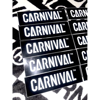 (💯ของแท้พร้อมส่ง) CARNIVAL LOGO STICKER