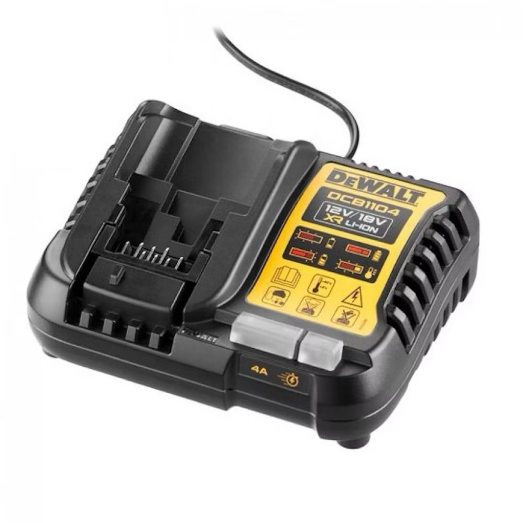 DEWALT แท่นชาร์จแบตเตอรี่ 4.0A 18V. รุ่น DCB1104 DCB1104-B1 แท่นชาร์จ แบตเตอรี่ )