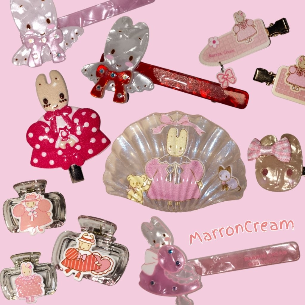 กิ๊ฟติดผม  Marroncream Sanrio เครื่องประดับผม ราคา ถูกที่สุด ดีลบีเคเค