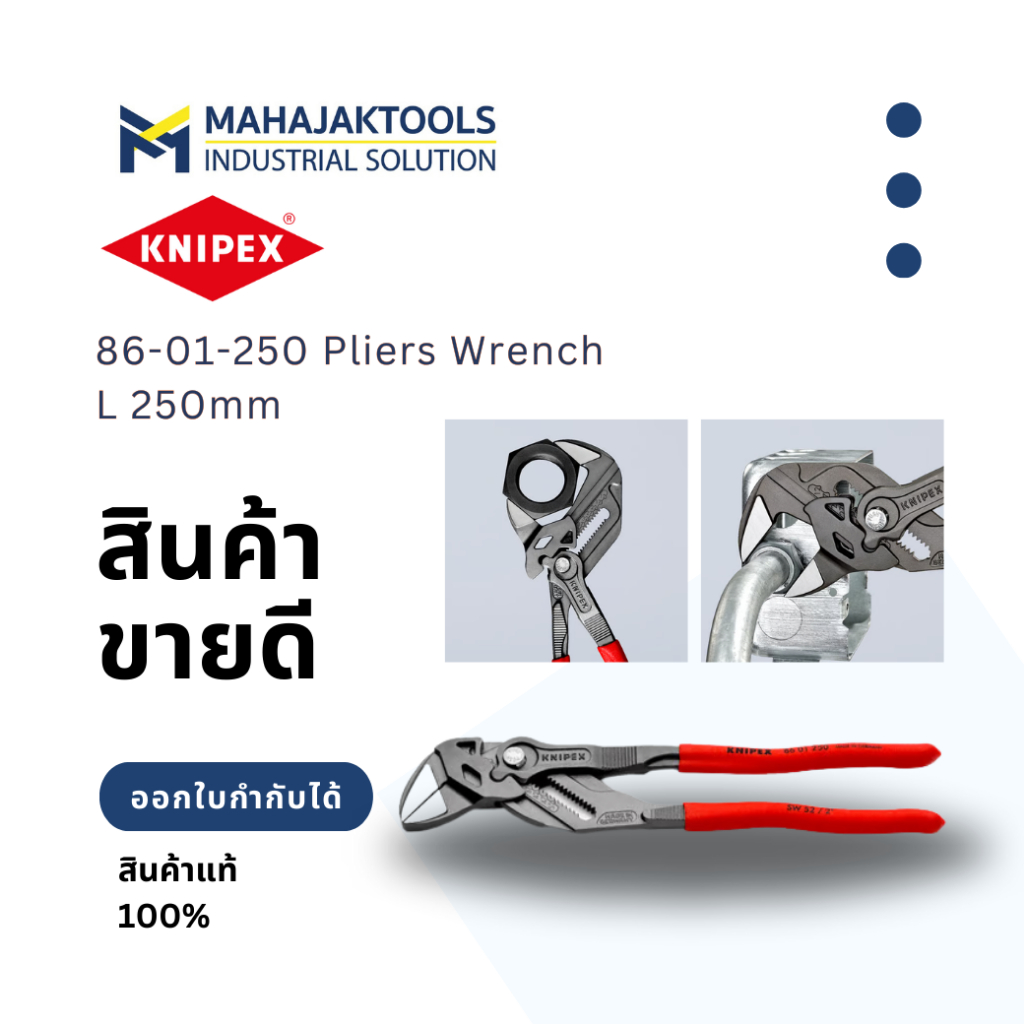86-01-250 Pliers Wrench KNIPEX