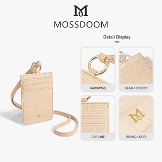 MOSSDOOM Hazel Card Bag สล็อตแบบพกพาหลายชั้นช่องเสียบการ์ดของผู้หญิงผู้ถือบัตรขนาดเล็ก