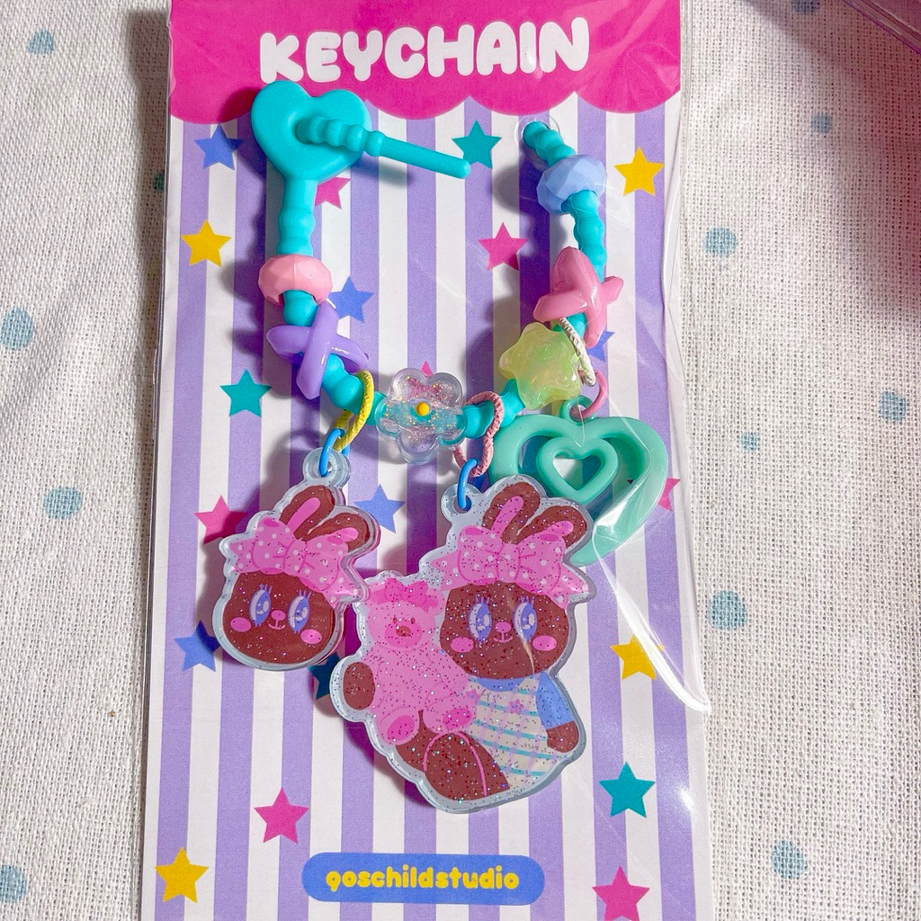 Bunny Keychain Set ราคา ถูกที่สุด ดีลบีเคเค แกลเลอรีภาพที่ 2