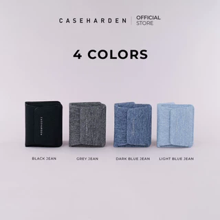 [มีส่งทันที] Caseharden Brooklyn Wallet กระเป๋าสตางค์ใบกลาง มีช่องใส่เหรียญใหญ่ ผ้ายีนส์ และหนังกันรอย