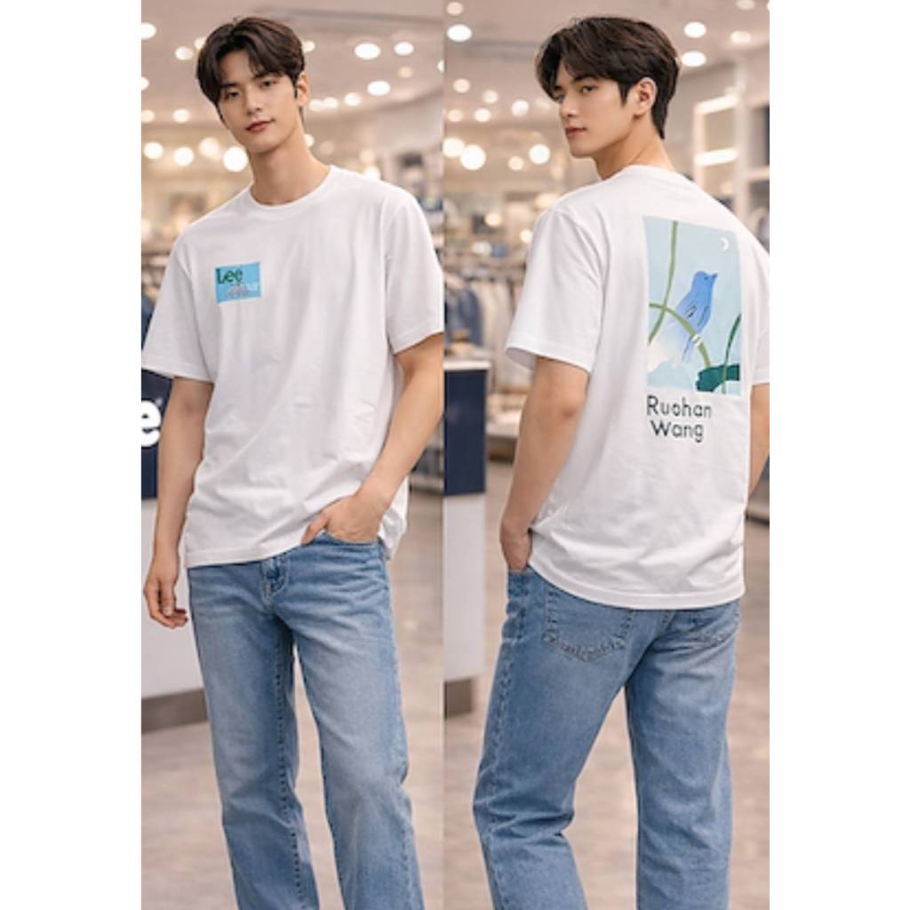 เสื้อยืดLee x Ruohan Wang แบรนด์ LEE