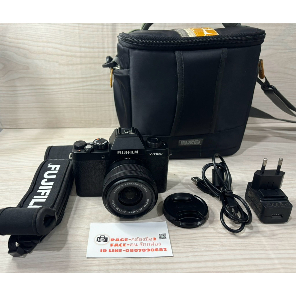 Fuji X-T100 พร้อมเลนส์