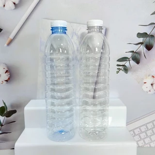 60 ใบ/แพ็ค ขวดน้ำพลาสติก 600 ML ทรงกลม ฟรีฝาขวด มีให้เลือก 9 สี