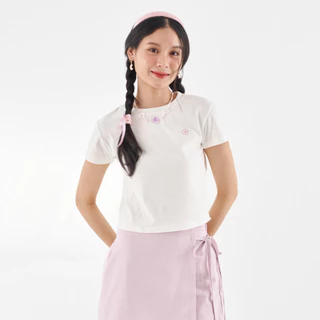 Best Seller Nineties Design ✦ รวมเสื้อครอปเบสิก และ Oversize ที่ต้องมีติดตู้ Basic Tee เสื้อครอป Cotton100%