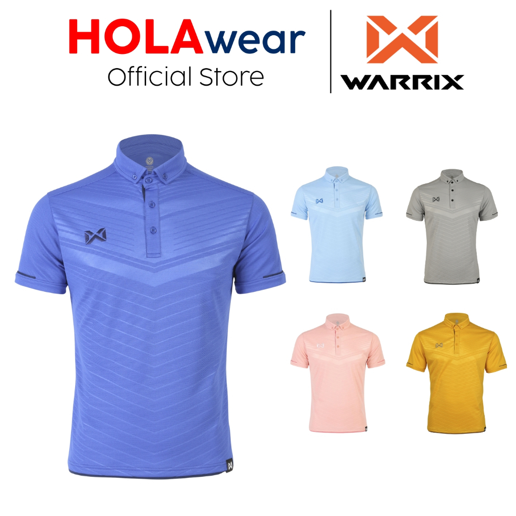 โปโล Warrix 3318N PLAN18 รุ่น Lavida ลวดลายมีมิติ