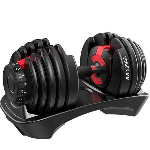 ดัมเบล 24kg Black 1 อัน ดัมเบลปรับน้ําหนัก Adjustable Dumbbell อุปกรณ์ออกกำลังกายปรับได้ แข็งแรง dum