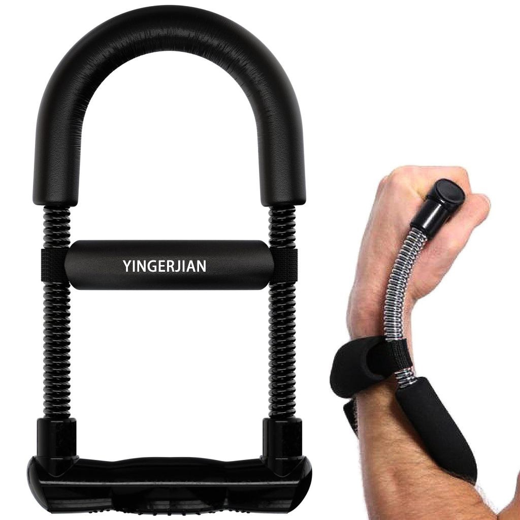 YINGERJIAN เครื่องบริหารข้อมือ สปริง ข้อมือ Wrist Exerciser ระบบสปริงแรงต้าน ฟิตเนส อุปกรณ์บริหารข้อมือ แขนจับ