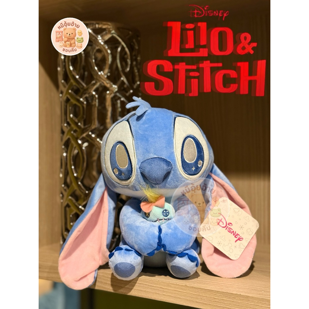 [พร้อมส่ง] แท้💯Stitch Angel Scrump ตุ๊กตาสติทช์ ตุ๊กตาแองเจิล ตุ๊กตาสครัมป์ ป้ายห้อยมือ1 จากตู้คีบในห้าง