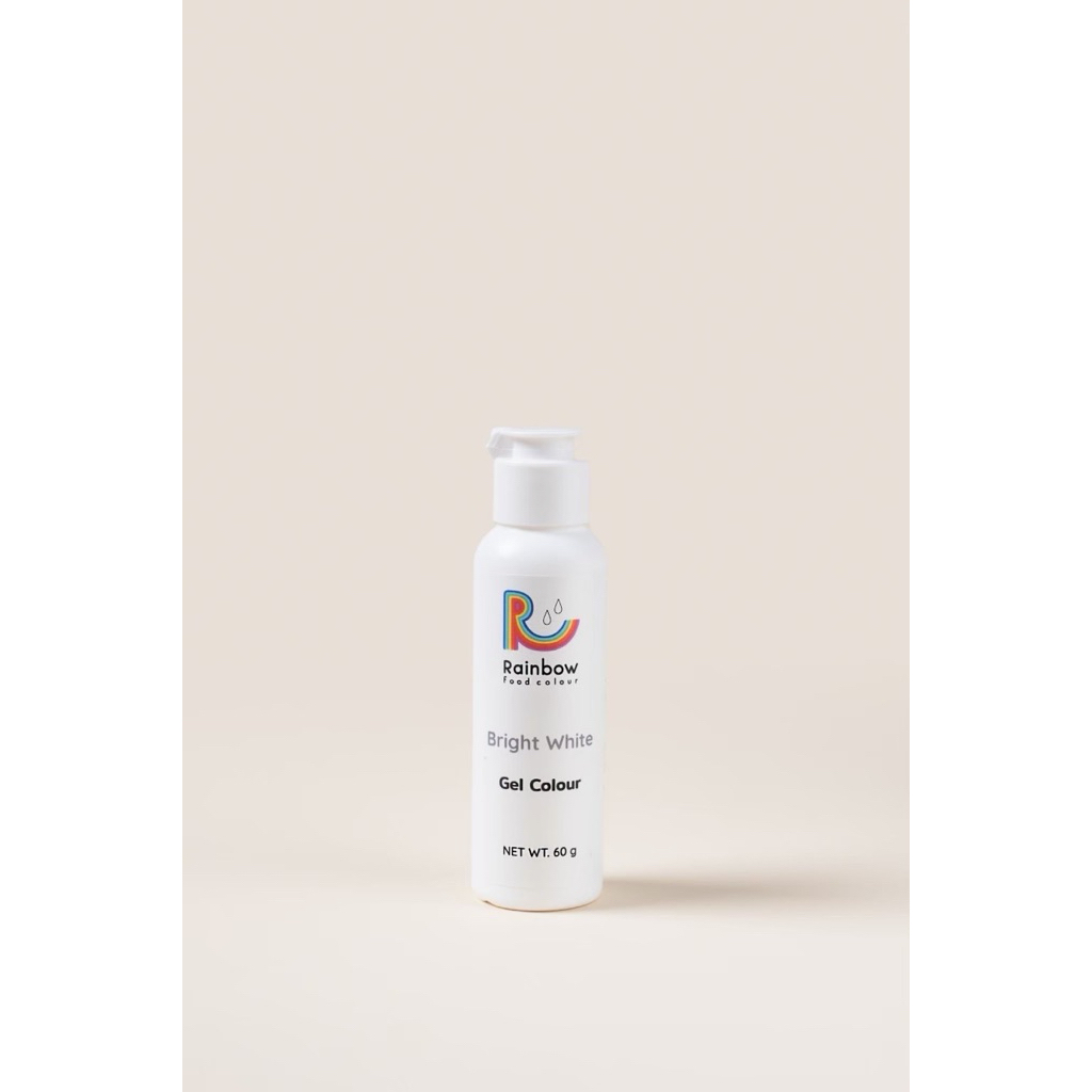 RainBow Bright white  gel food color