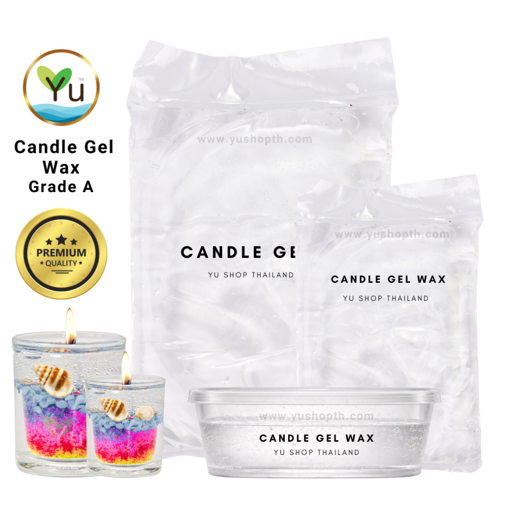 🌟เทียนเจล พาราฟิน ไขเทียน เกรดพรีเมี่ยม เกรด A สต๊อกแน่น ! จากผู้ผลิต เนื้อใสบริสุทธิ์ จำหน่ายปลีก-ส