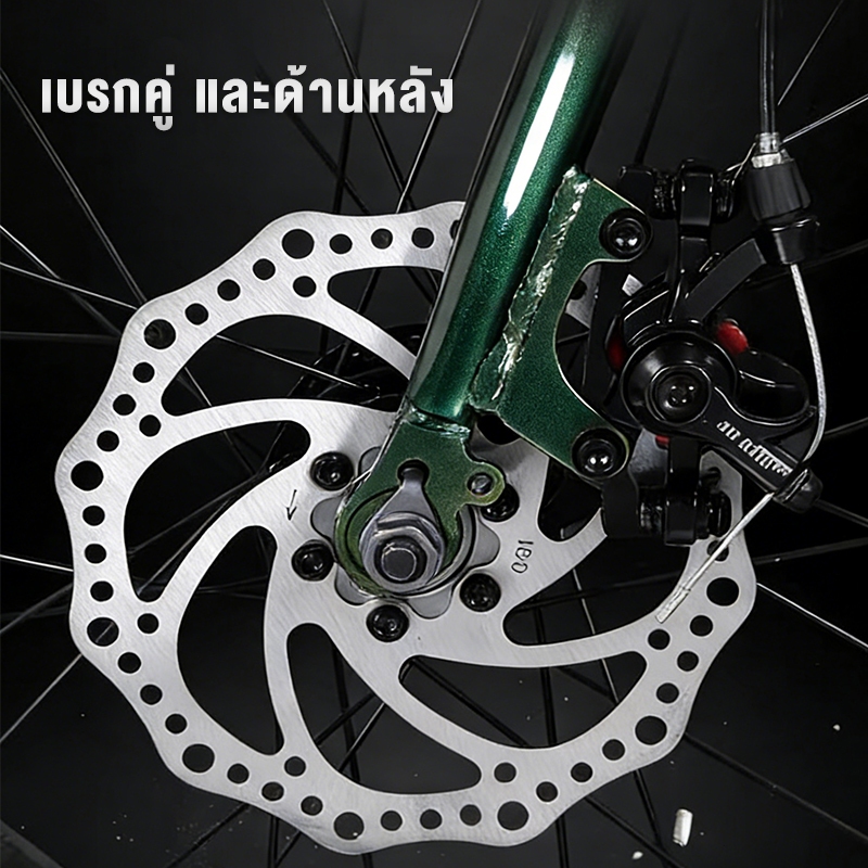ANCHI จักรยานพับได้ จักรยาน 20 นิ้ว Shimano การแพร่เชื้อ วงล้ออลูมิเนียม เกียร์ 7 ดิสเบรคหน้า-หลัง รูปที่ 5